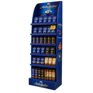Стійка торгова металева для розчинної кави
